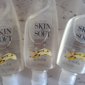 Avon Skin So Soft Radiant Moisture Shower Gel 3 pack